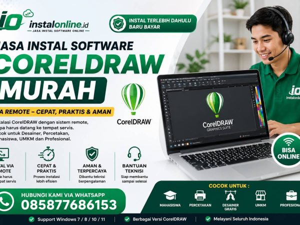 Jasa Instal Software CorelDRAW Murah via remote Instalonline.id