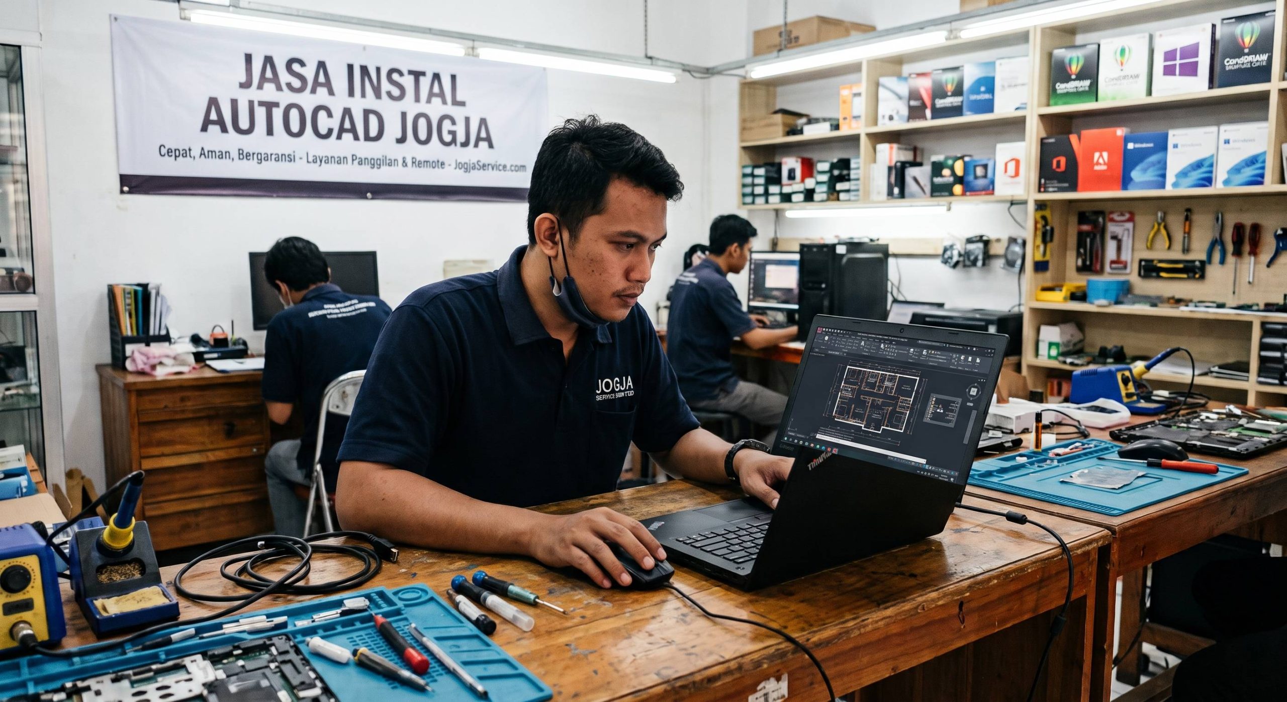 Jasa Instal AutoCAD Jogja Panggilan & Remote Online #1