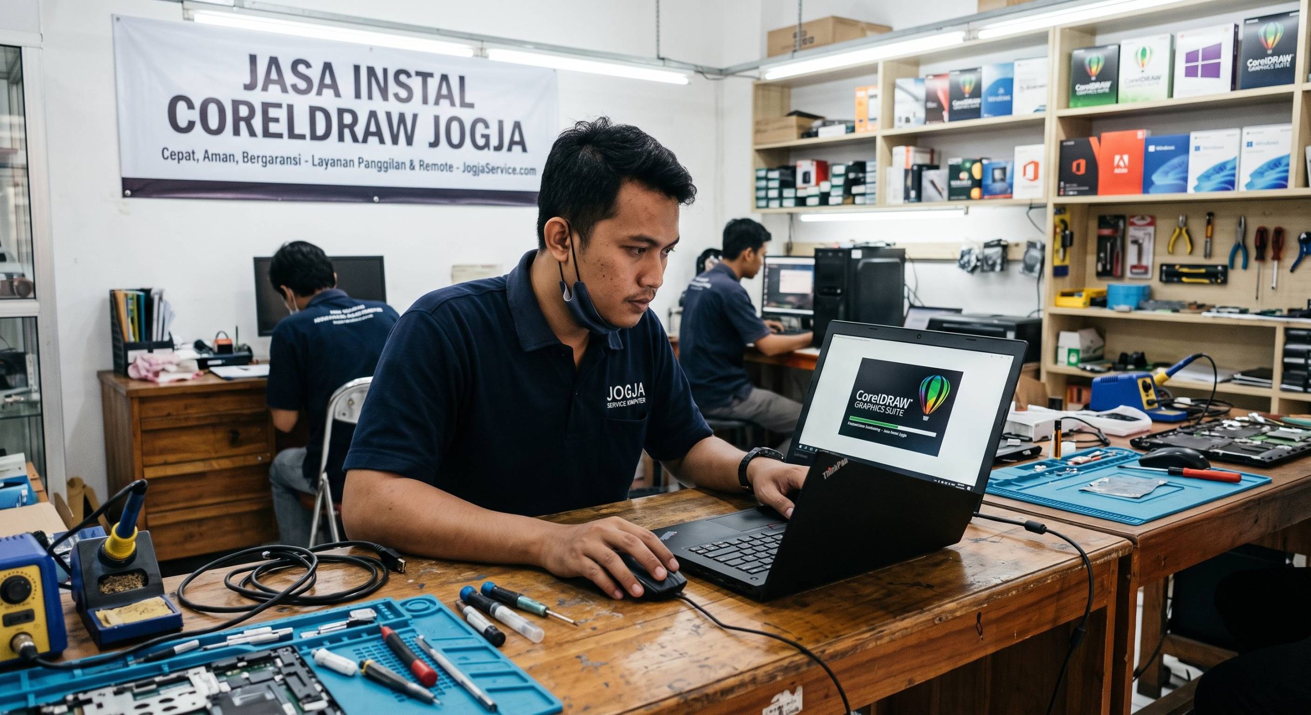 Jasa Instal Coreldraw Jogja Panggilan & Remote Online