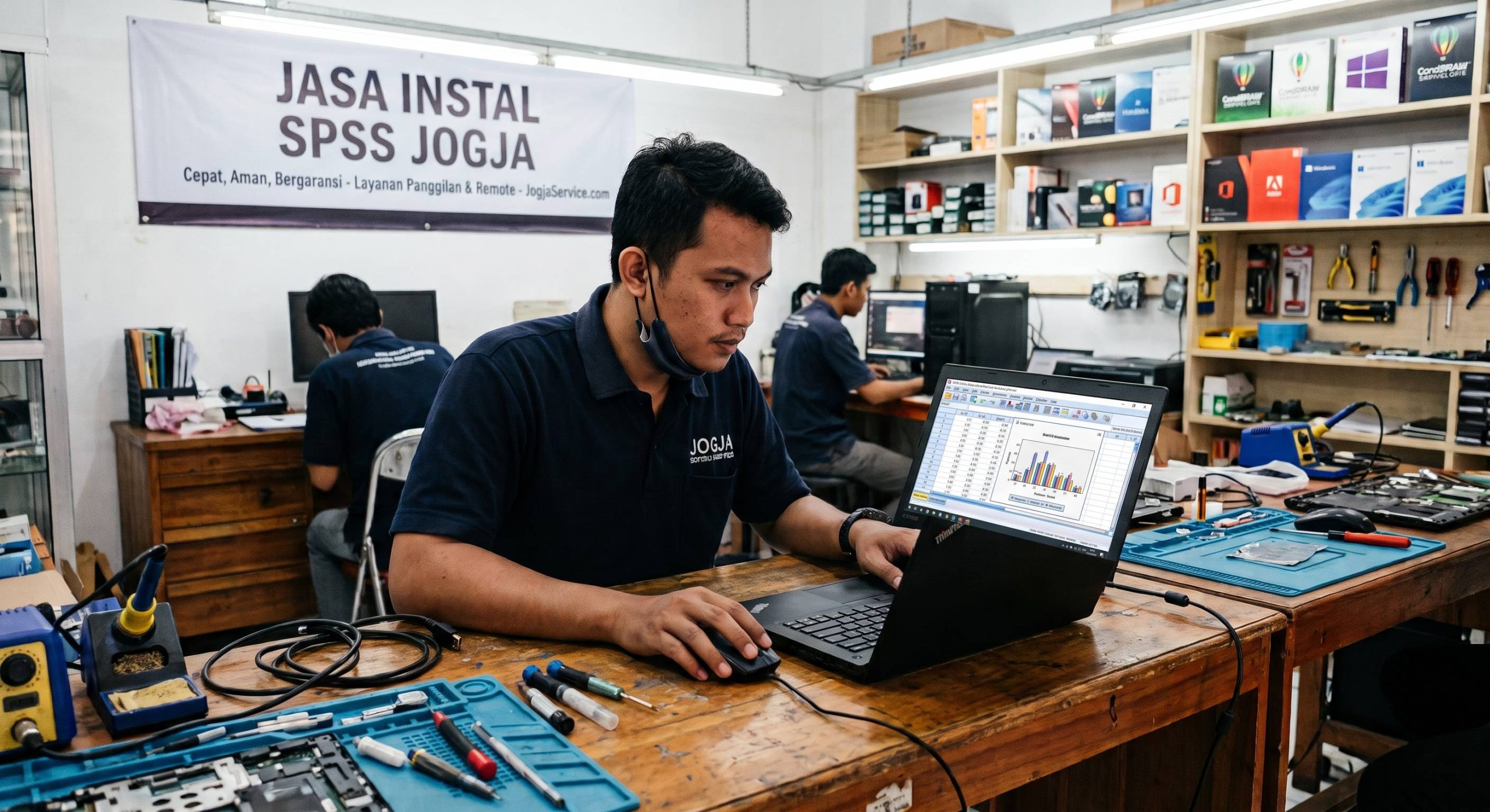 Jasa Instal SPSS Jogja Panggilan & Remote Online #1
